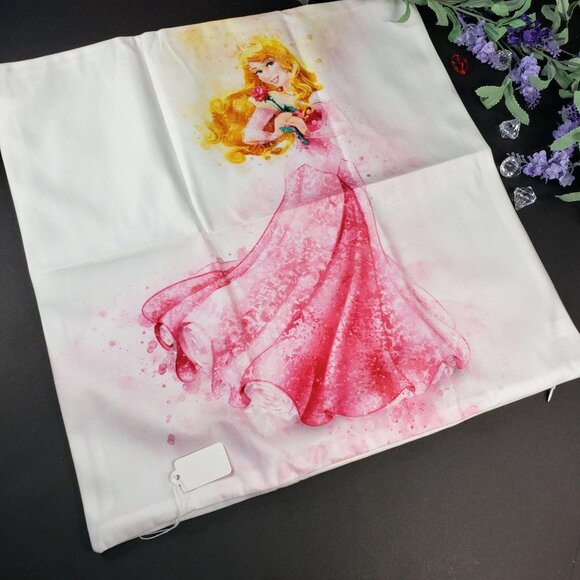 Aurora Accent Pillowcase Sleeping Beauty Home Decor Throw Sham Pillow Cover - Picture 3 of 13
